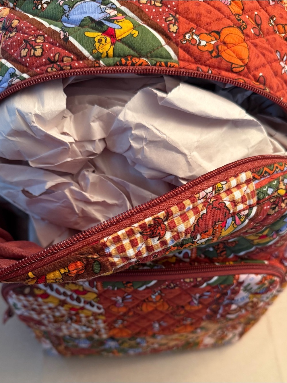 NWT Winnie the Pooh Vera Bradley Essential Backpack- “Autumn Treasures” 2026 - Picture 10 of 14